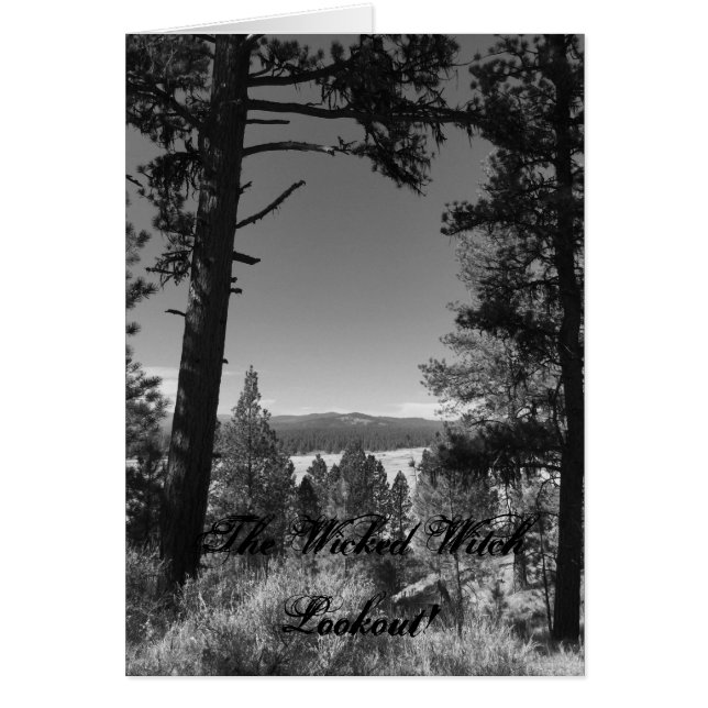 Cartão A Bruxa Má Olhada (Frente)