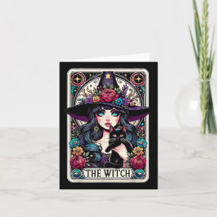 Cartão A Bruxa Tarot Card Halloween Gothic Witchy Vibes