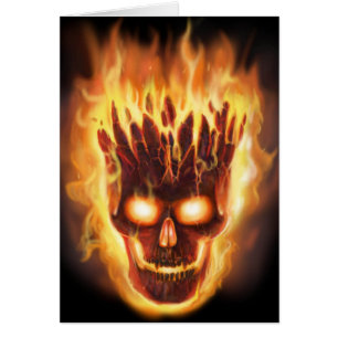 Cartão A cabeça do osso explode