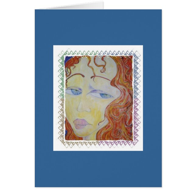 Cartão A cabeça vermelha (Frente)