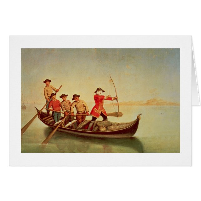 Cartão A caça do pato (Frente Horizontal)