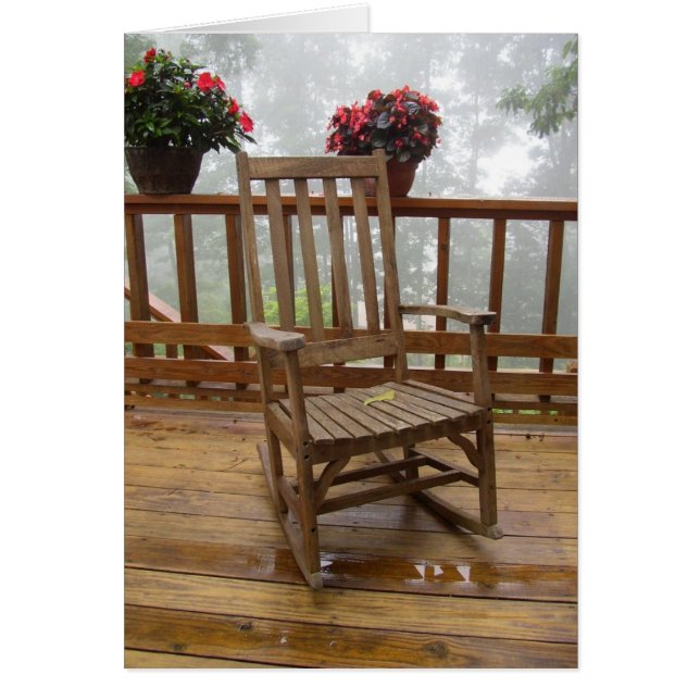 Cartão A cadeira de balanço (Frente)