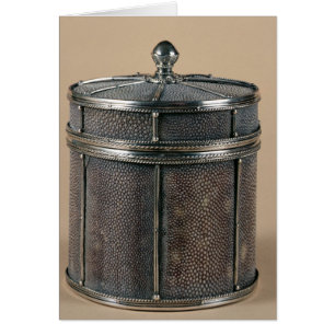 Cartão A caixa do cigarro com shagreen os lados, 1928