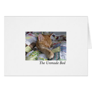 Cartão A Cama Não Feita