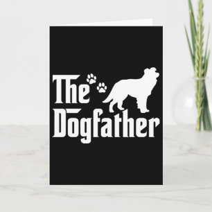 Cartão A Camisa do Dogfather Presente do Dia dos Pais Ama