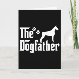 Cartão A Camiseta do Dogfather Presente do Dia dos Pais -
