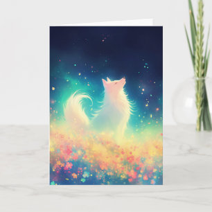 Cartão A Canção Da Noite Do Lobo Eetal