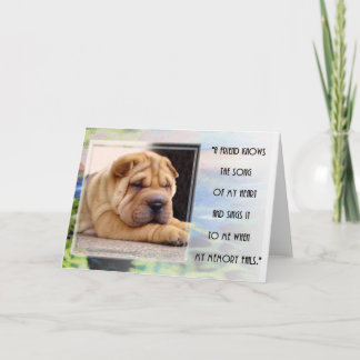 Cartão A canção de meu coração