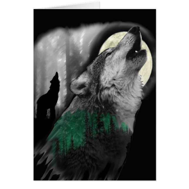 Cartão A canção de Wolf (Frente)