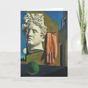 Cartão A Canção do Amor Giorgio de Chirico
