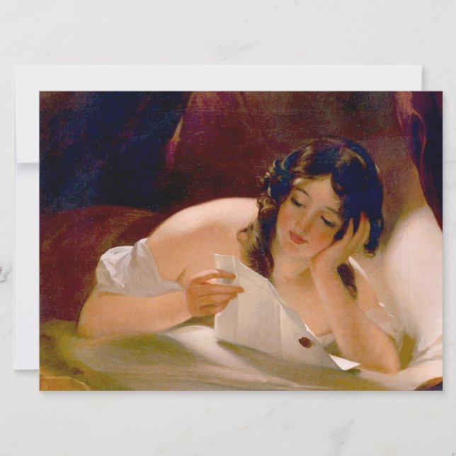 Cartão A Carta do Amor (por Thomas Sully) (Frente)