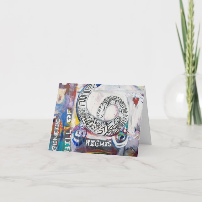 Cartão A Carta Genética dos Direitos de Pintura #6 (Frente)