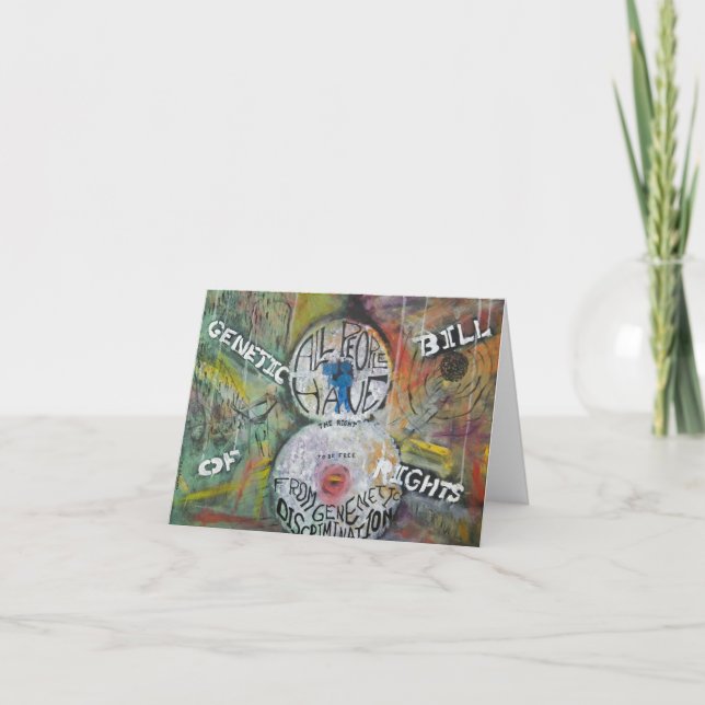 Cartão A Carta Genética dos Direitos de Pintura #8 (Frente)