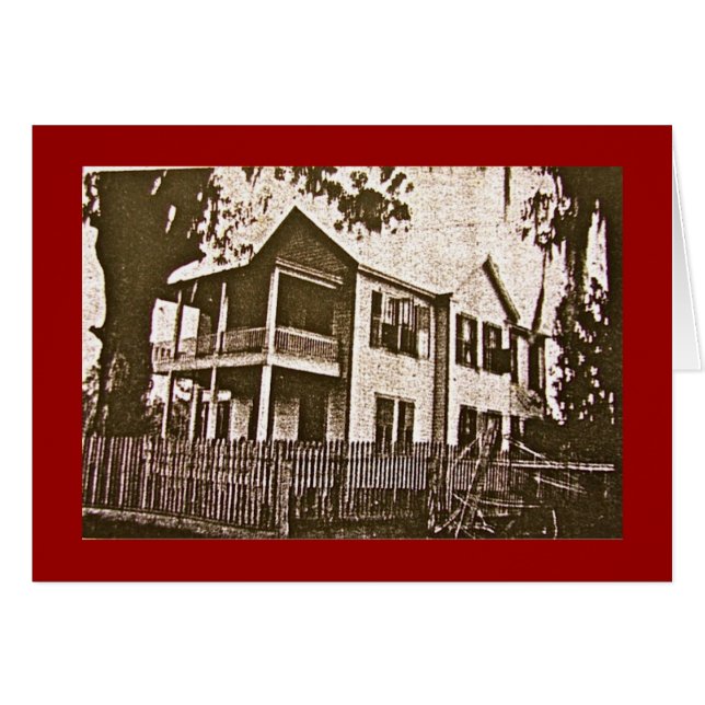 Cartão A casa de Bealy (Frente horizontal)