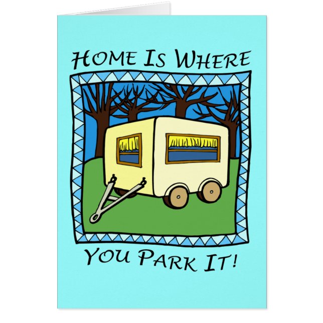 CARTÃO A CASA É O LUGAR ONDE VOCÊ A ESTACIONA (Frente)