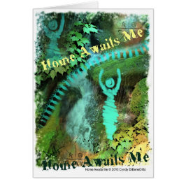 Cartão A casa espera-me