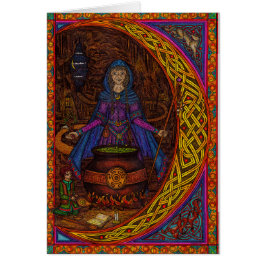 Cartão A caverna de Cerridwen