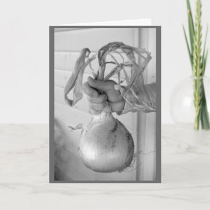 Cartão A cebola gigante