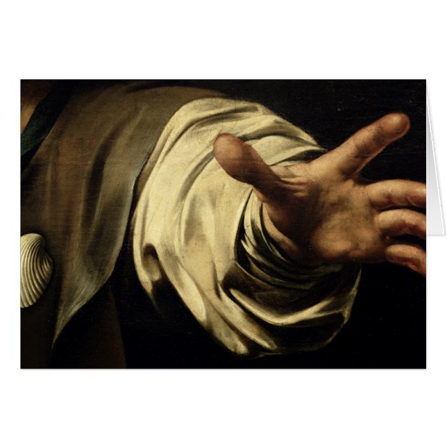 Cartão A ceia em Emmaus, 1601 (Frente Horizontal)