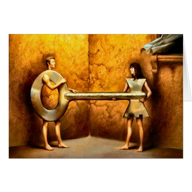 Cartão A chave (Frente Horizontal)