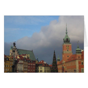 Cartão A cidade velha, Varsóvia