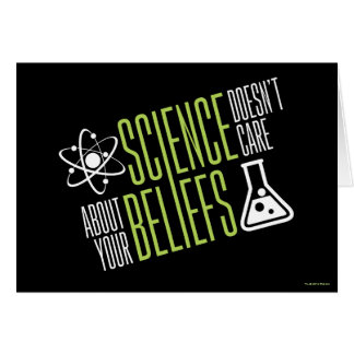 Cartão A ciência não se importa