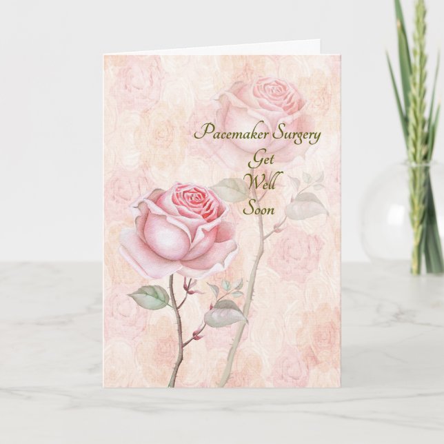 Cartão A Cirurgia Do Pacemaker Fica Bem Em Breve (Frente)