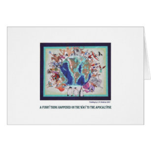 Cartão A coisa engraçada aconteceu