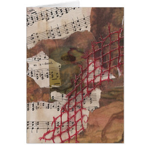 Cartão A Colagem Mídia Mistura