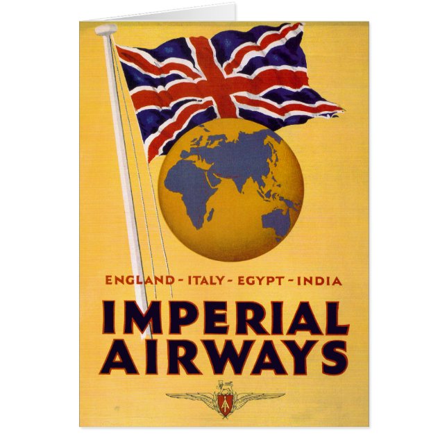 Cartão A Companhia Aérea do Império (Frente)