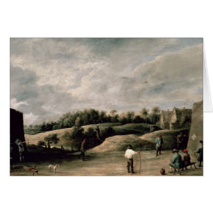 Cartão A competição do tiro ao arco