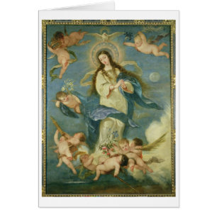 Cartão A concepção imaculada