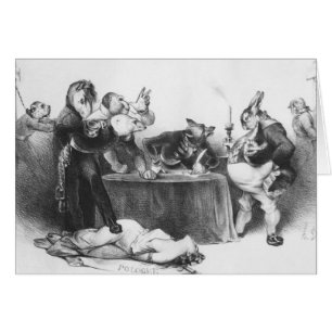 Cartão A conferência de Londres, 1832