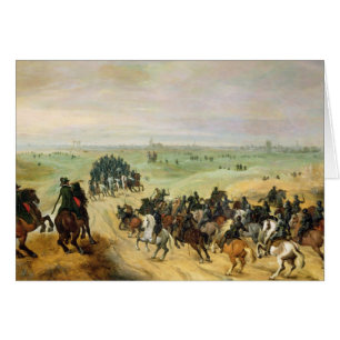 Cartão A confrontação, 1600