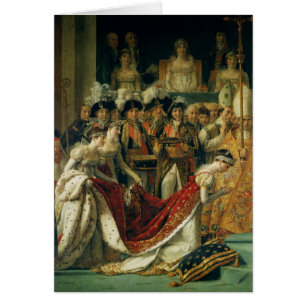 Cartão A consagração do imperador Napoleon