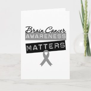 Cartão A consciência do Cancer cerebral é importante