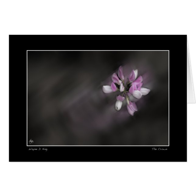 Cartão A coroa (Frente Horizontal)