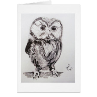 Cartão A coruja no mundo é você?