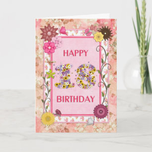 Cartão A craft look 18th birthday card