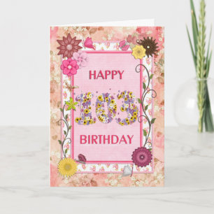 Cartão A craftlook 103rd birthday card