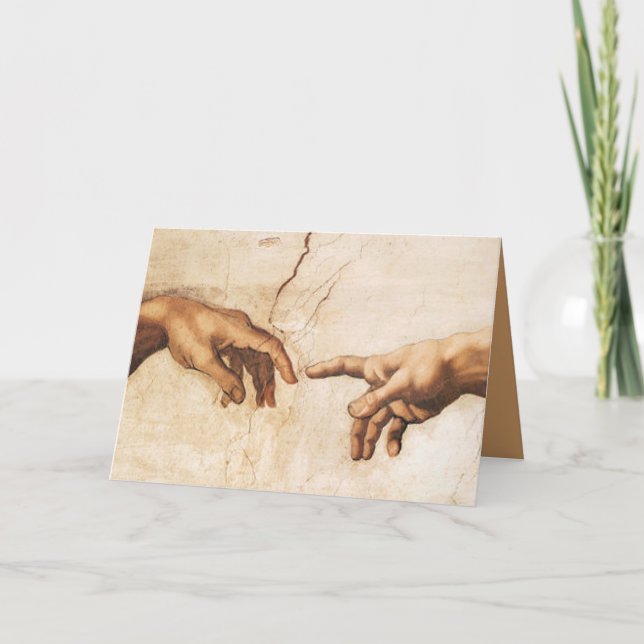 Cartão A Criação de Adão (Frente)