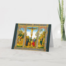 Cartão A crucificação do Cristo