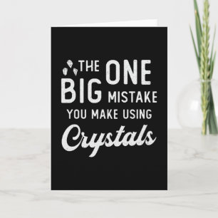 Cartão A Curar Cristal Que Você Faz Usando O Crystals Hea