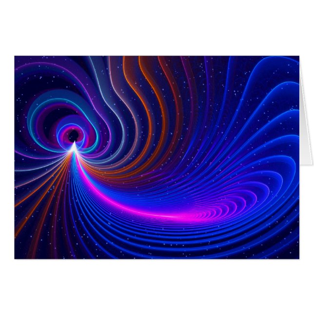 Cartão A Curvatura Do Espaço (Frente Horizontal)