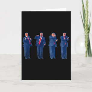 Cartão A Dança Trumpty Trump Dançando 4 De Julho
