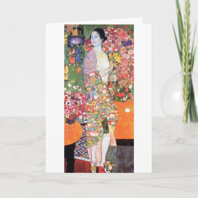 Cartão A Dançarina, Gustav Klimt (Frente)