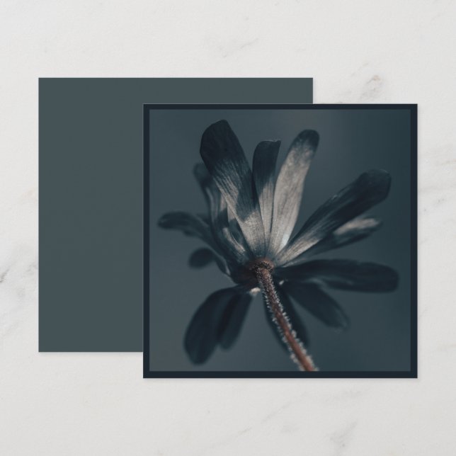 Cartão A Deliciosamente Escura Flor (Frente/Verso)