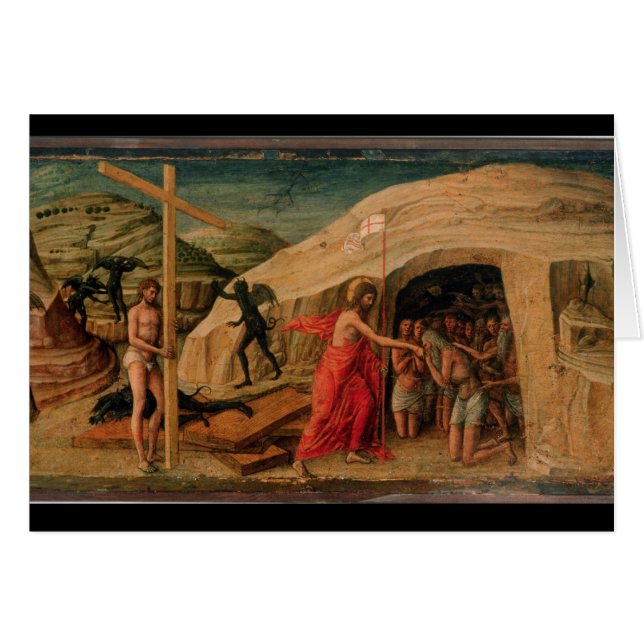 Cartão A descida do cristo no limbo (Frente Horizontal)