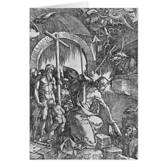 Cartão A descida do cristo no limbo (Frente)