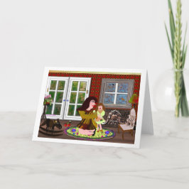 Cartão A Design criativa da Cornwall house LeeMarie